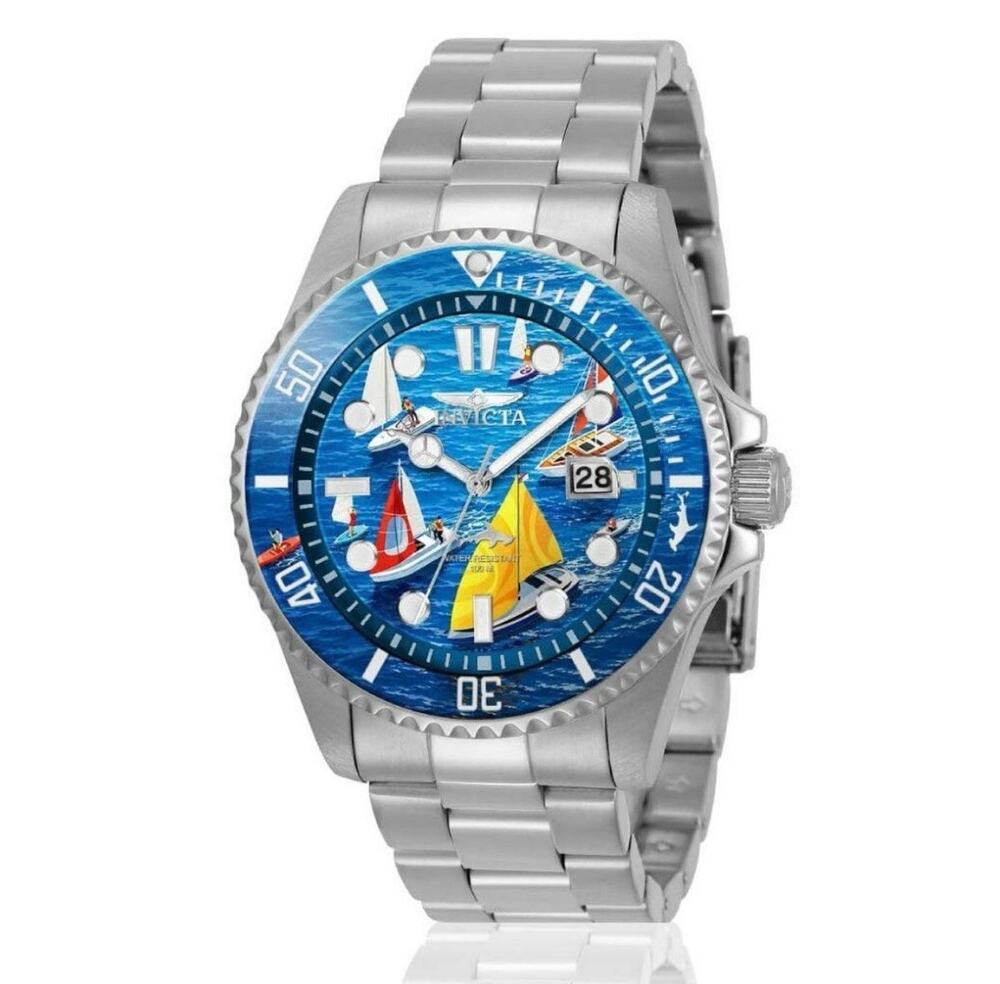 Invicta Pro Diver Visions From Above Sailing Edition Men’s 43mm New with Box